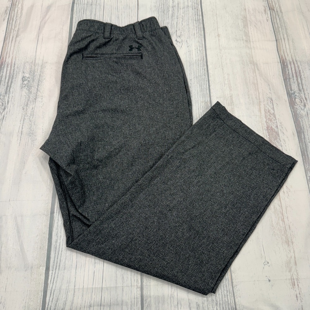 UA Golf Pants 40x32 Loose Gray Under Armour Mens